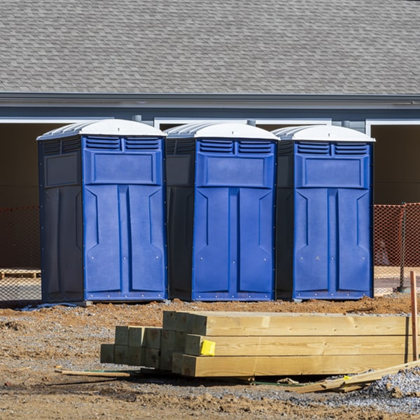 what is the maximum capacity for a single portable toilet in Melissa Texas